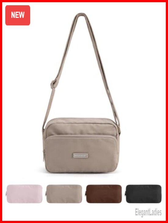 Handbags - Mini Foldable Crossbody Purse for Women, Travel Lightweight Sling Bag,